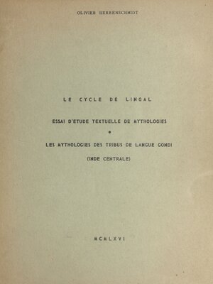 cover image of Le cycle de Lingal